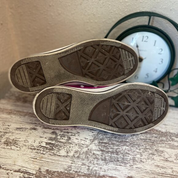 Converse All Stars Low Top Metallic Pink Chuck Taylors M5/W7 Barbiecore - Picture 5 of 6